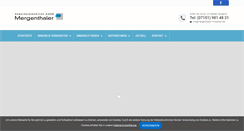 Desktop Screenshot of mergenthaler-immobilien.de